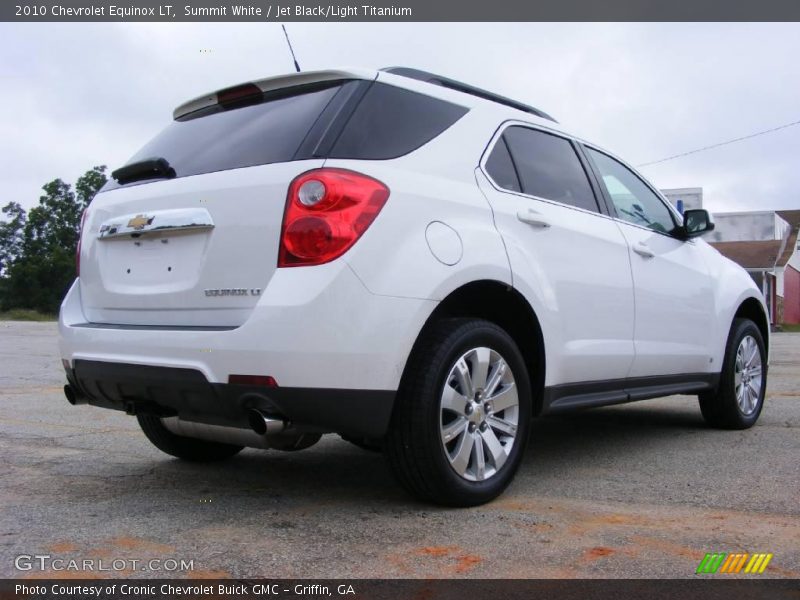 Summit White / Jet Black/Light Titanium 2010 Chevrolet Equinox LT