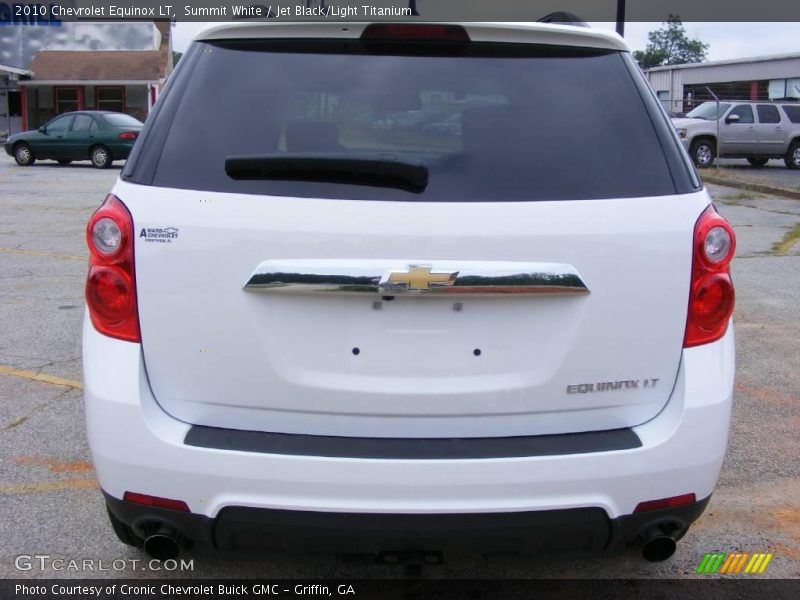 Summit White / Jet Black/Light Titanium 2010 Chevrolet Equinox LT