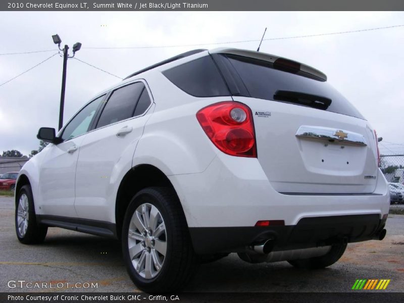 Summit White / Jet Black/Light Titanium 2010 Chevrolet Equinox LT