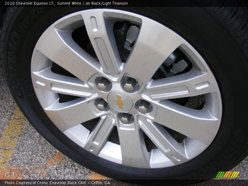 Summit White / Jet Black/Light Titanium 2010 Chevrolet Equinox LT