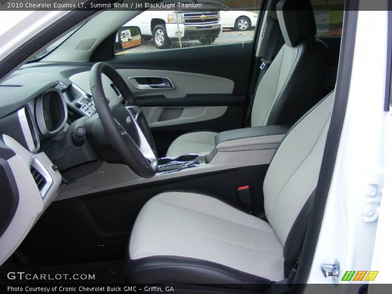 Summit White / Jet Black/Light Titanium 2010 Chevrolet Equinox LT