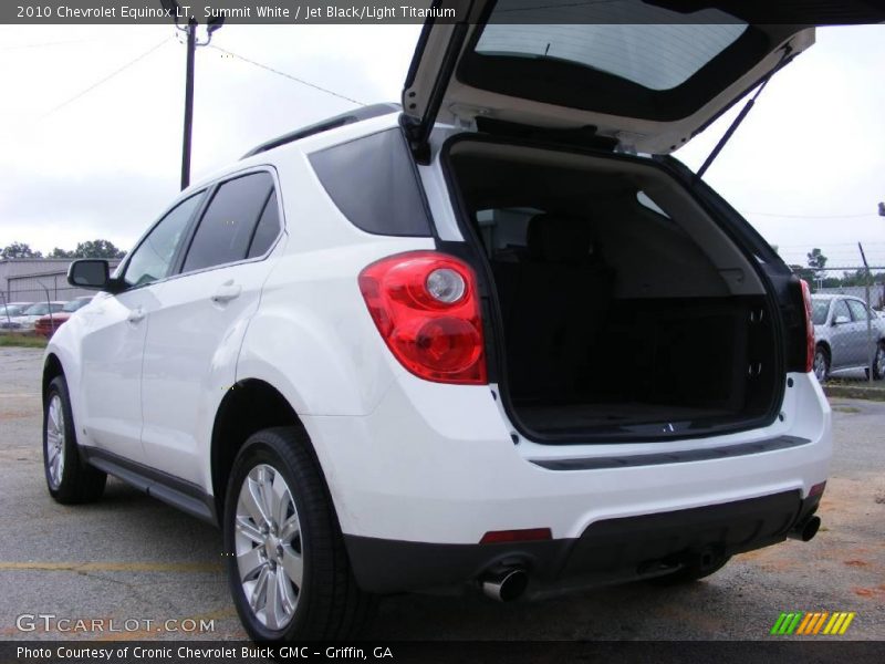 Summit White / Jet Black/Light Titanium 2010 Chevrolet Equinox LT