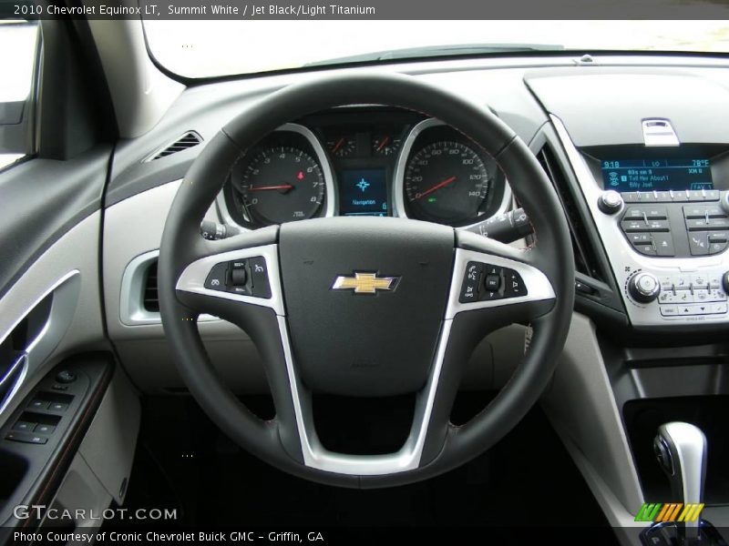 Summit White / Jet Black/Light Titanium 2010 Chevrolet Equinox LT