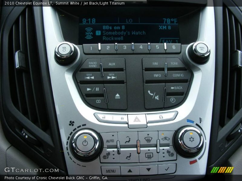 Summit White / Jet Black/Light Titanium 2010 Chevrolet Equinox LT