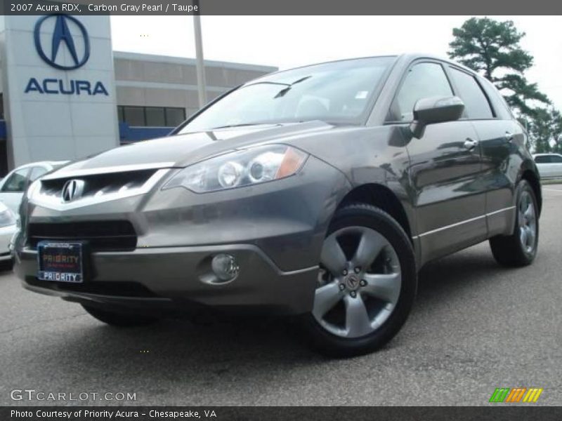 Carbon Gray Pearl / Taupe 2007 Acura RDX
