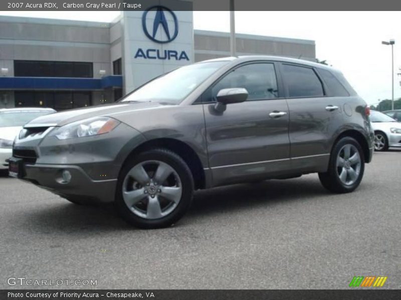 Carbon Gray Pearl / Taupe 2007 Acura RDX