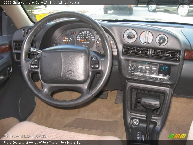 Bright White / Neutral 1999 Chevrolet Monte Carlo LS