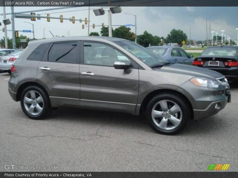 Carbon Gray Pearl / Taupe 2007 Acura RDX