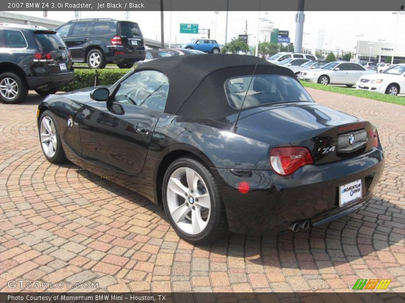 Jet Black / Black 2007 BMW Z4 3.0i Roadster