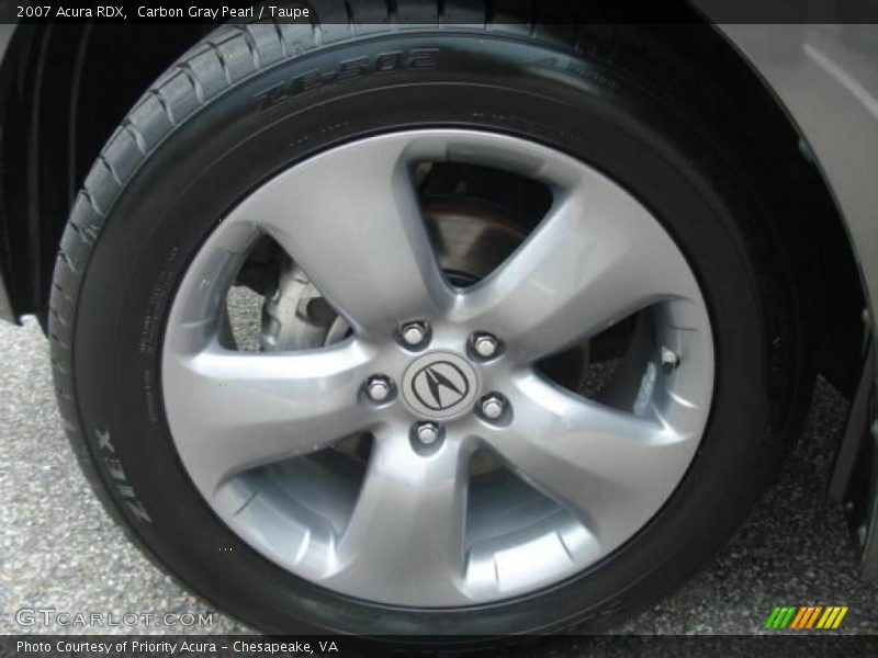 Carbon Gray Pearl / Taupe 2007 Acura RDX