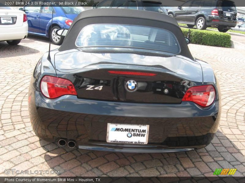 Jet Black / Black 2007 BMW Z4 3.0i Roadster