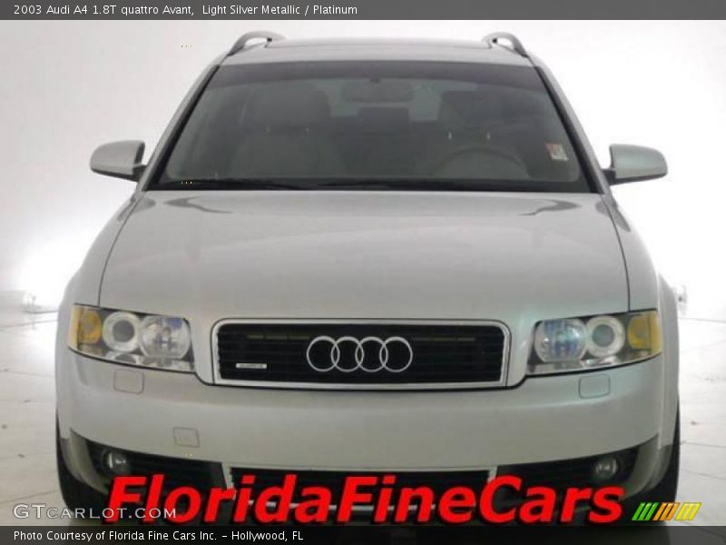 Light Silver Metallic / Platinum 2003 Audi A4 1.8T quattro Avant