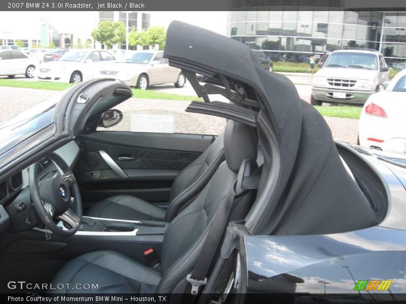 Jet Black / Black 2007 BMW Z4 3.0i Roadster