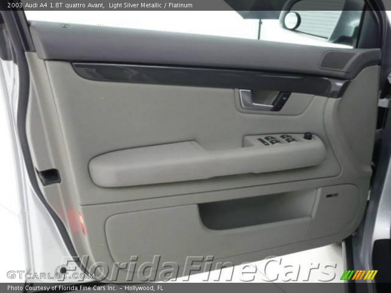 Light Silver Metallic / Platinum 2003 Audi A4 1.8T quattro Avant