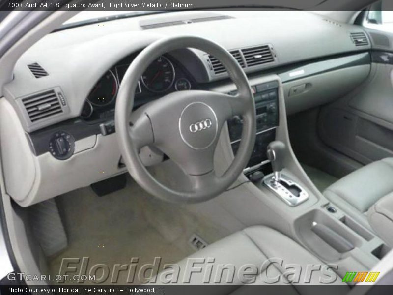 Light Silver Metallic / Platinum 2003 Audi A4 1.8T quattro Avant