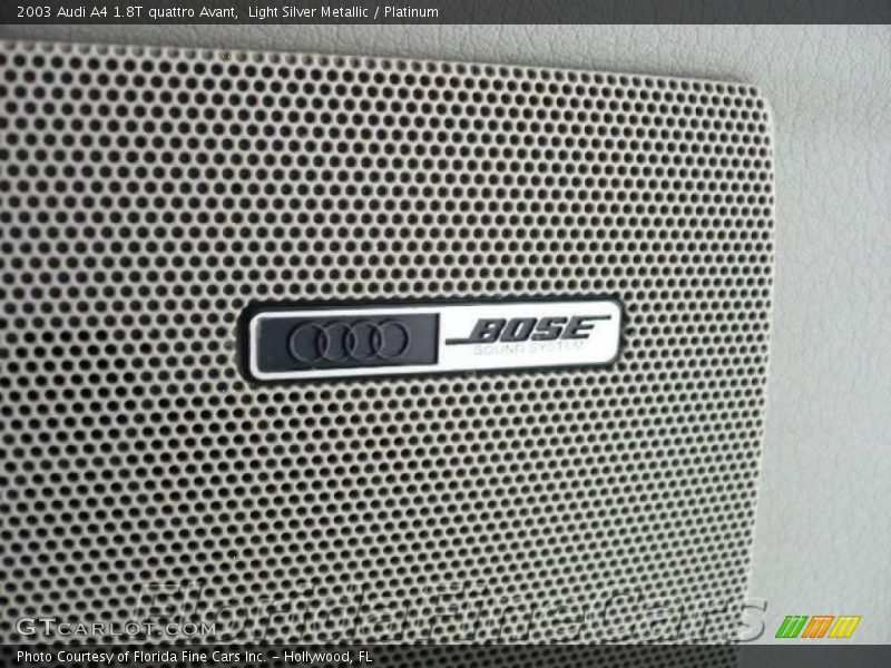 Light Silver Metallic / Platinum 2003 Audi A4 1.8T quattro Avant