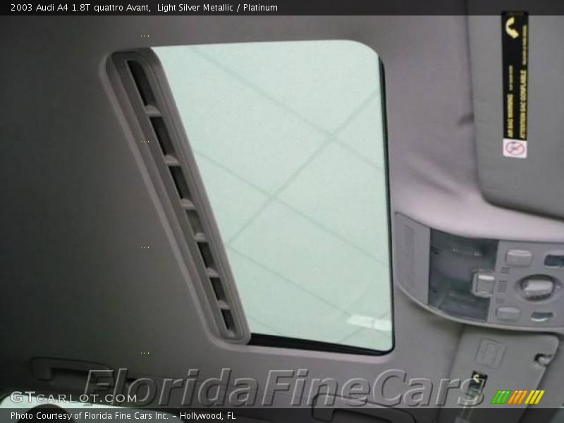 Light Silver Metallic / Platinum 2003 Audi A4 1.8T quattro Avant