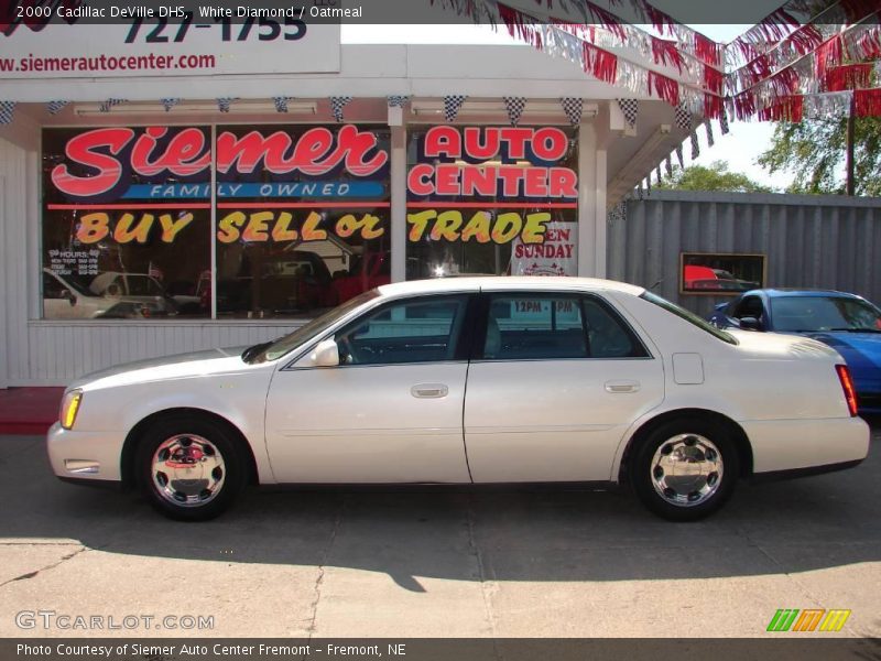 White Diamond / Oatmeal 2000 Cadillac DeVille DHS