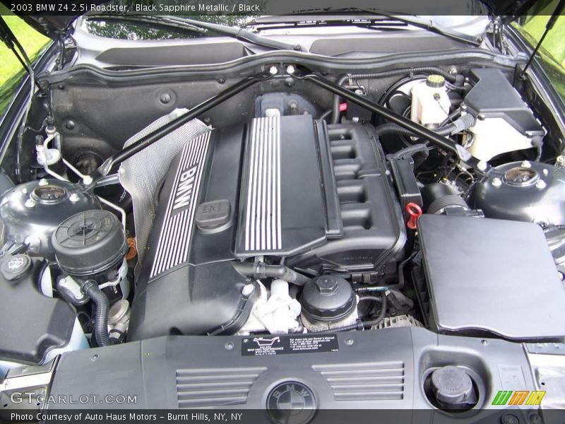 Black Sapphire Metallic / Black 2003 BMW Z4 2.5i Roadster