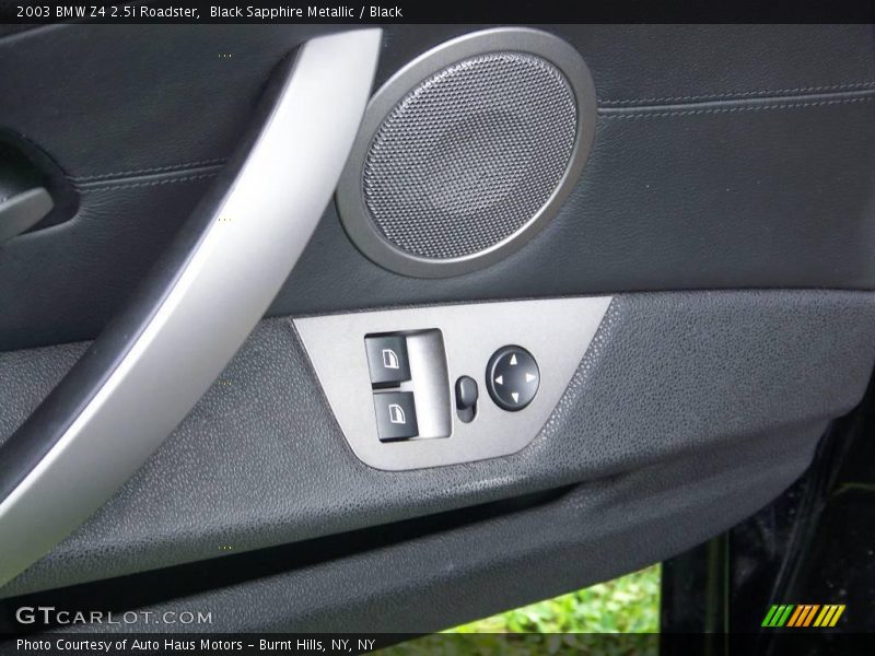 Black Sapphire Metallic / Black 2003 BMW Z4 2.5i Roadster