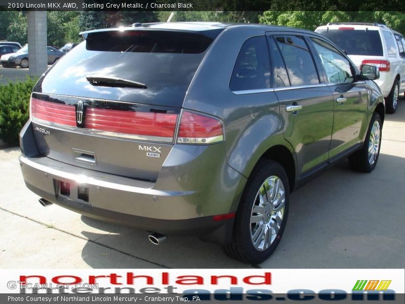 Sterling Grey Metallic / Charcoal Black 2010 Lincoln MKX AWD