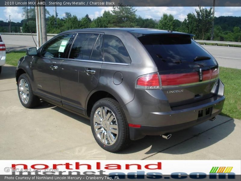 Sterling Grey Metallic / Charcoal Black 2010 Lincoln MKX AWD
