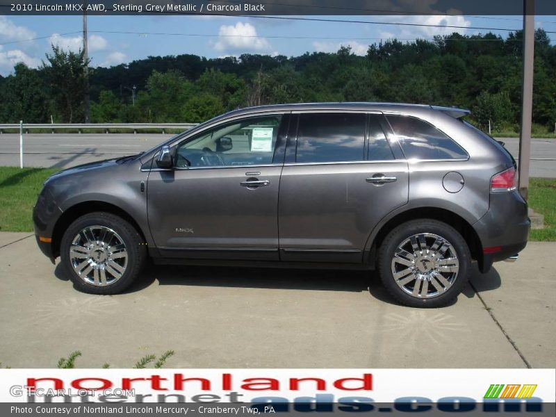 Sterling Grey Metallic / Charcoal Black 2010 Lincoln MKX AWD