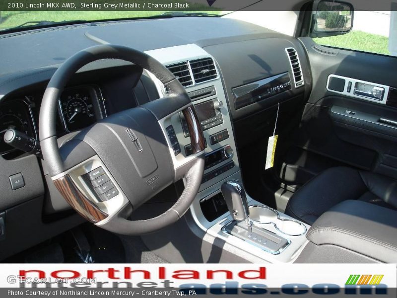 Sterling Grey Metallic / Charcoal Black 2010 Lincoln MKX AWD