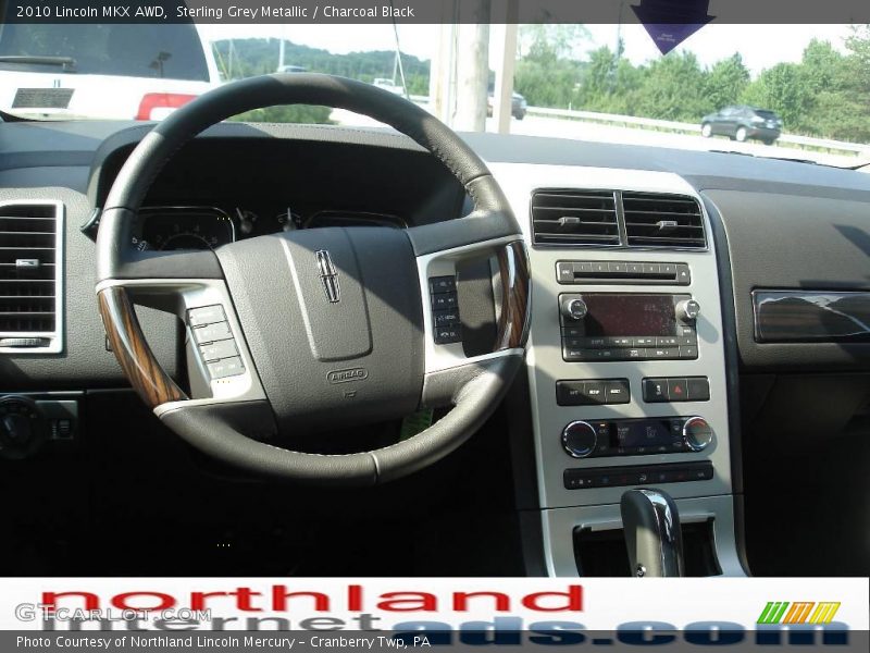 Sterling Grey Metallic / Charcoal Black 2010 Lincoln MKX AWD