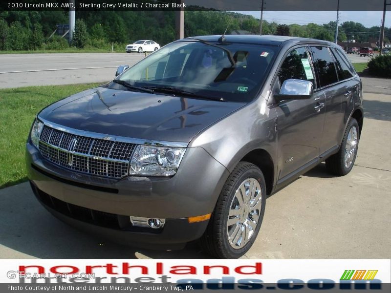 Sterling Grey Metallic / Charcoal Black 2010 Lincoln MKX AWD