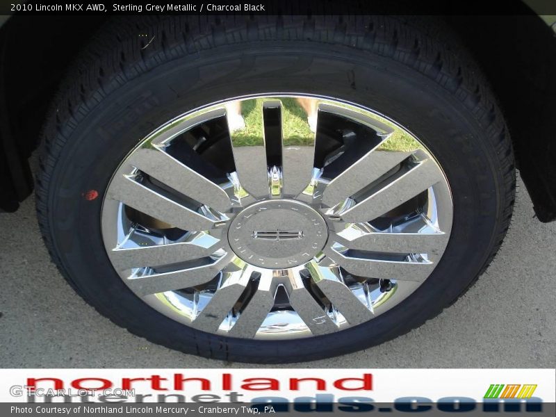 Sterling Grey Metallic / Charcoal Black 2010 Lincoln MKX AWD