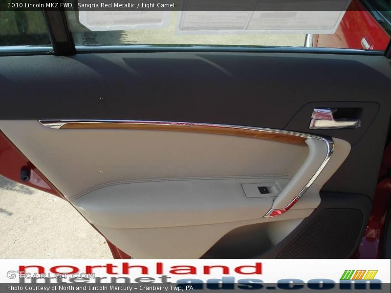 Sangria Red Metallic / Light Camel 2010 Lincoln MKZ FWD