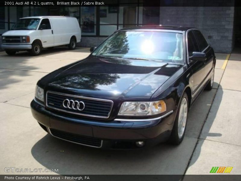 Brilliant Black / Sabre Black 2001 Audi A8 4.2 L quattro