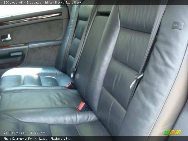 Brilliant Black / Sabre Black 2001 Audi A8 4.2 L quattro