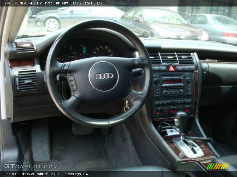 Brilliant Black / Sabre Black 2001 Audi A8 4.2 L quattro