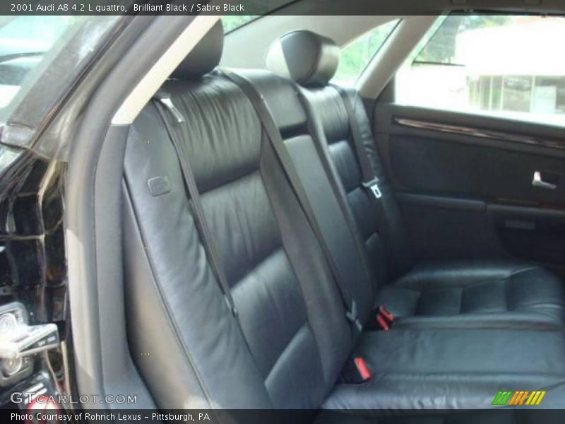 Brilliant Black / Sabre Black 2001 Audi A8 4.2 L quattro