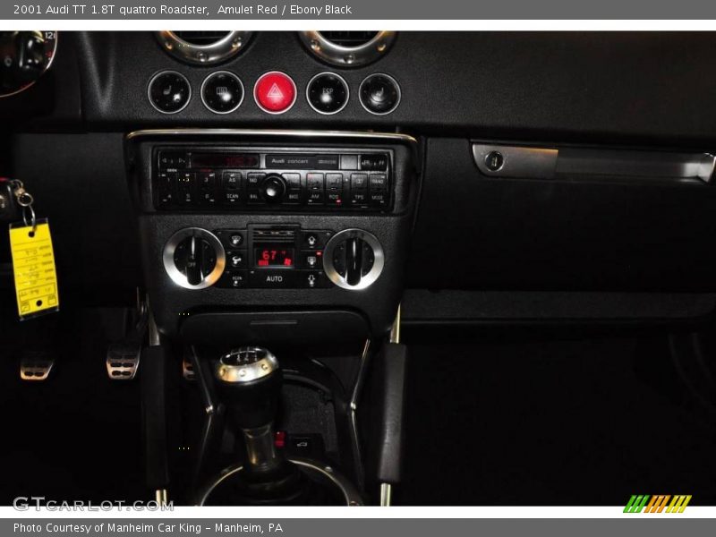 Amulet Red / Ebony Black 2001 Audi TT 1.8T quattro Roadster