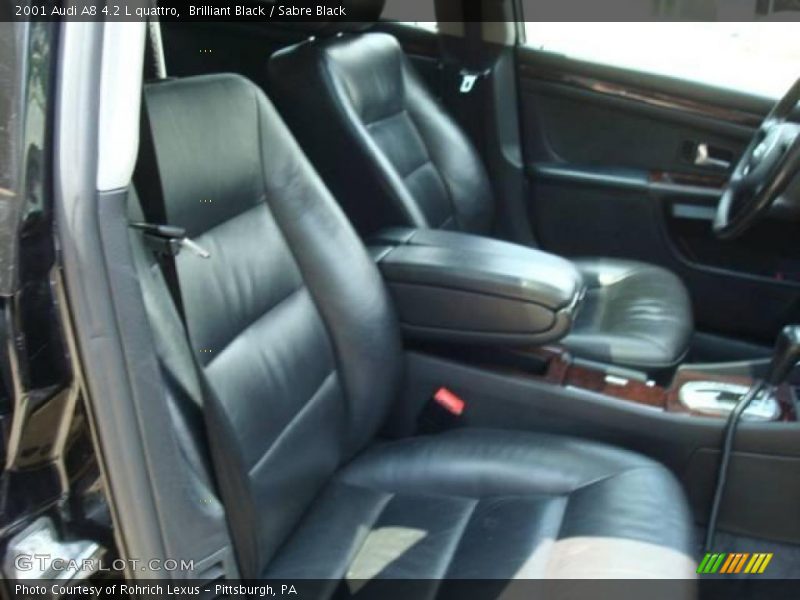 Brilliant Black / Sabre Black 2001 Audi A8 4.2 L quattro