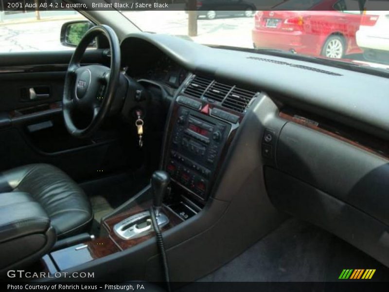 Brilliant Black / Sabre Black 2001 Audi A8 4.2 L quattro