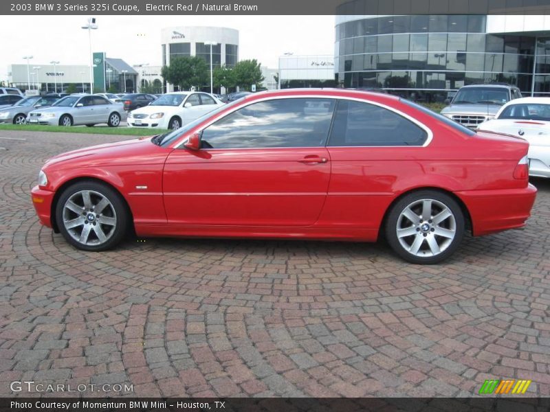 Electric Red / Natural Brown 2003 BMW 3 Series 325i Coupe