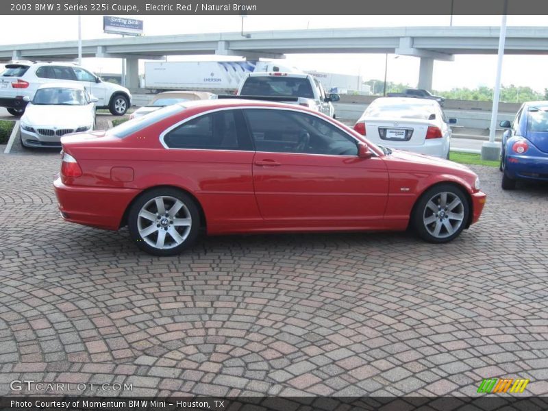Electric Red / Natural Brown 2003 BMW 3 Series 325i Coupe