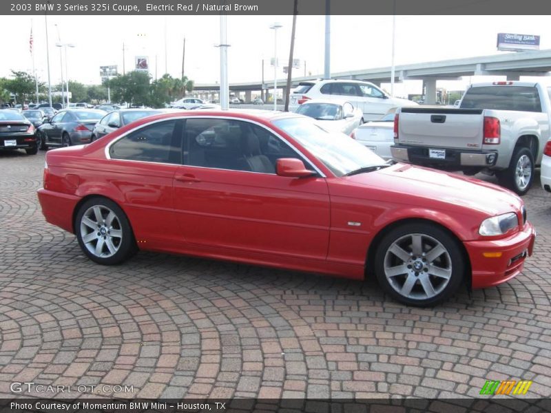 Electric Red / Natural Brown 2003 BMW 3 Series 325i Coupe