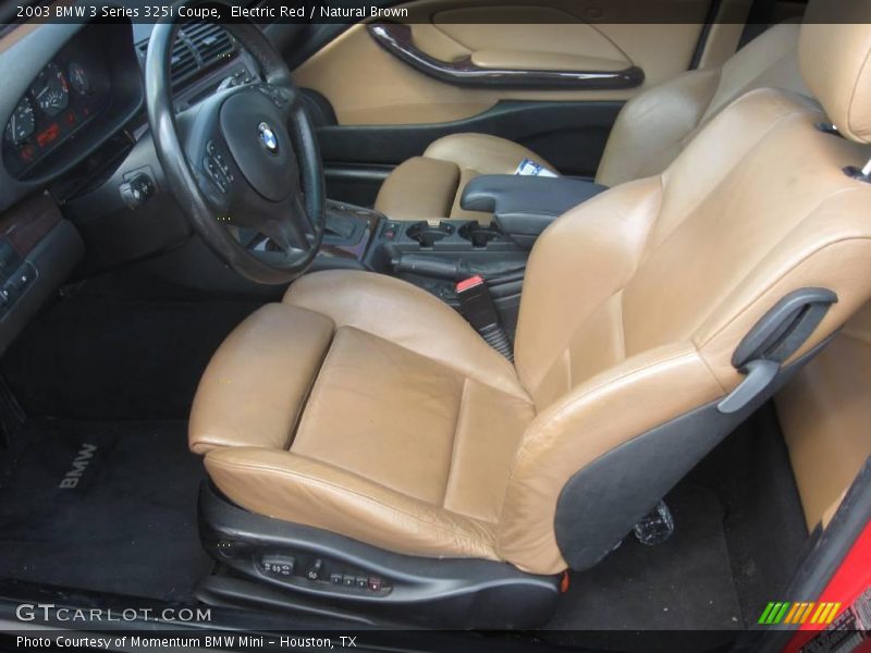 Electric Red / Natural Brown 2003 BMW 3 Series 325i Coupe