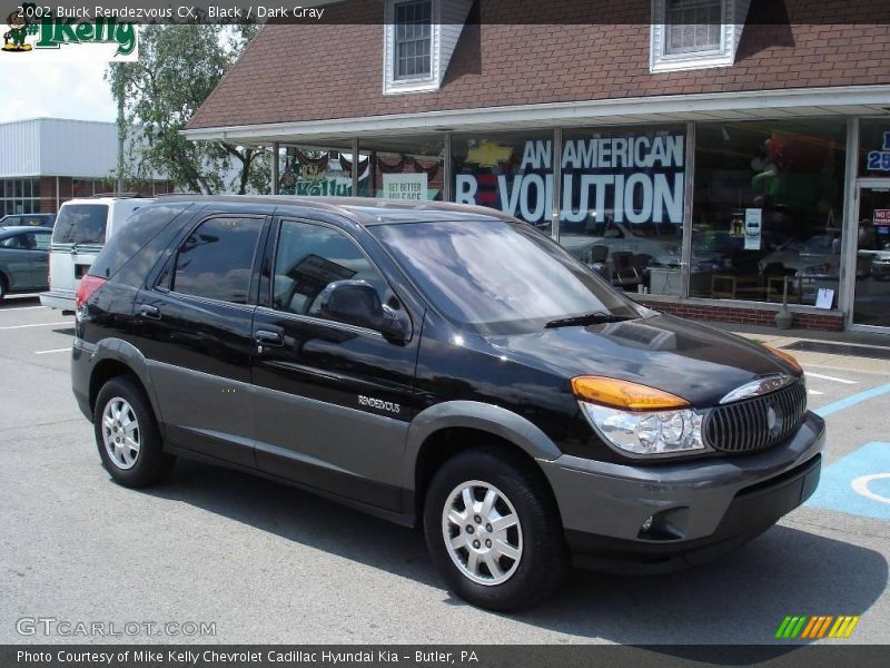Black / Dark Gray 2002 Buick Rendezvous CX