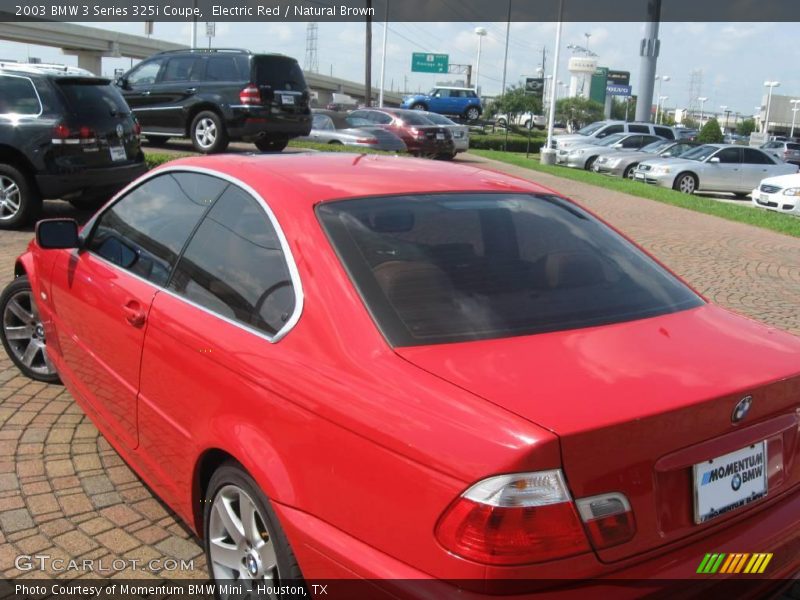 Electric Red / Natural Brown 2003 BMW 3 Series 325i Coupe