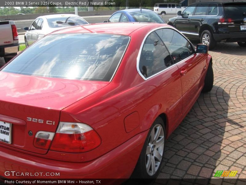 Electric Red / Natural Brown 2003 BMW 3 Series 325i Coupe