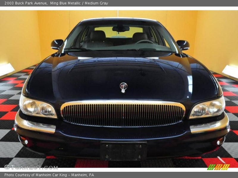 Ming Blue Metallic / Medium Gray 2003 Buick Park Avenue
