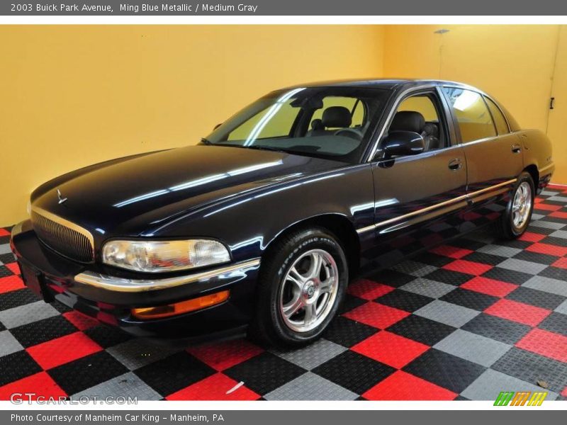 Ming Blue Metallic / Medium Gray 2003 Buick Park Avenue