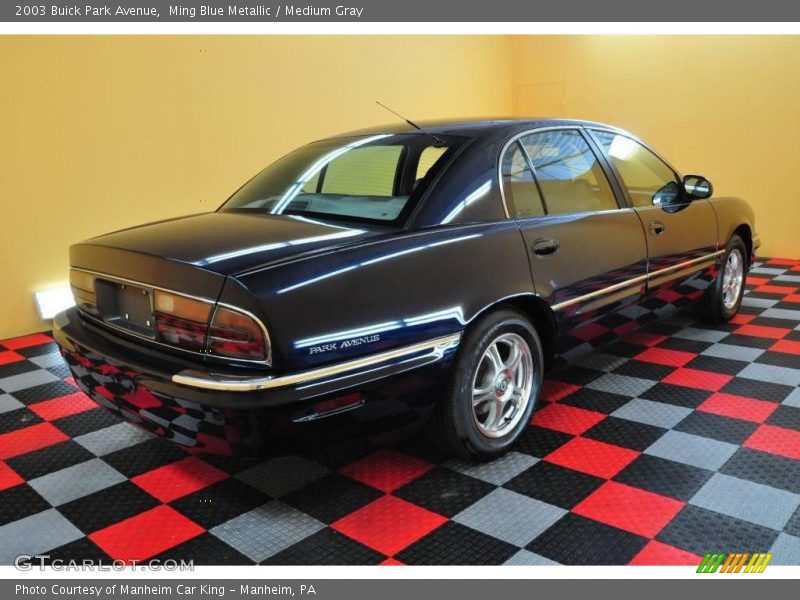 Ming Blue Metallic / Medium Gray 2003 Buick Park Avenue