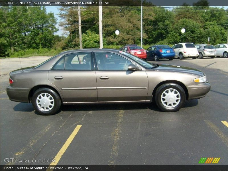 Dark Bronzemist Metallic / Taupe 2004 Buick Century Custom